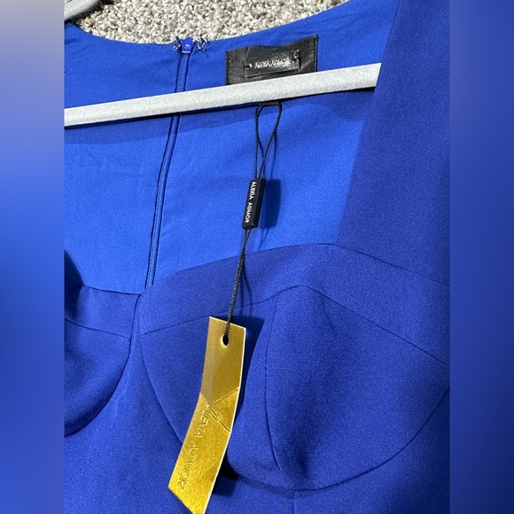 NWT ALEXIA ADMOR Corset Midi Sheath Dress Size 4 - Picture 7 of 7